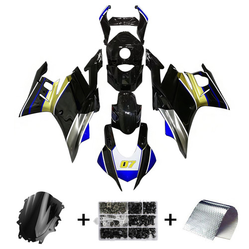 2022-2024 Yamaha YZF-R3 R25 Blue&Gold Fairing Kit