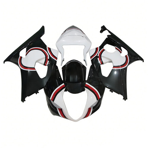 2003-2004 K3 GSXR1000 Suzuki Black&White Fairing Kit 1