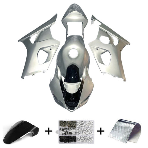 2003-2004 K3 GSXR1000 Suzuki Grey Fairing Kit