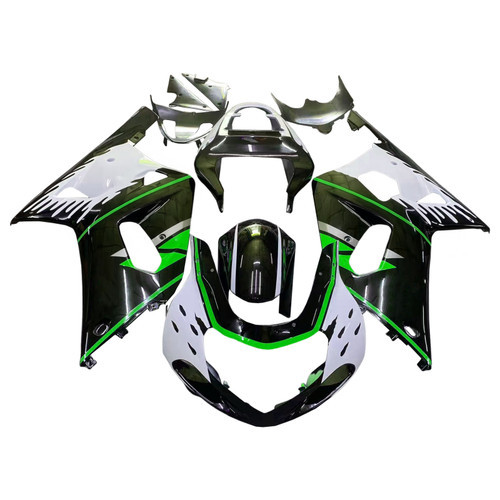 2001-2003 GSXR600 2000-2003 GSXR750 K1 Suzuki Green Black Fairing Kit