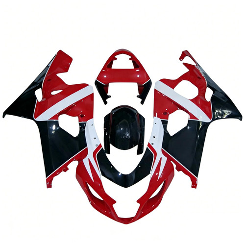 2004-2005 K4 GSXR 600/750 Suzuki Red&Black Japanese Fairing Kit