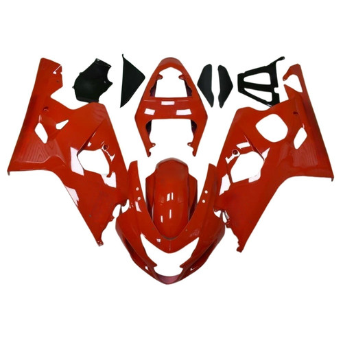 2004-2005 K4 GSXR 600/750 Suzuki Red&Black Logo Fairing Kit
