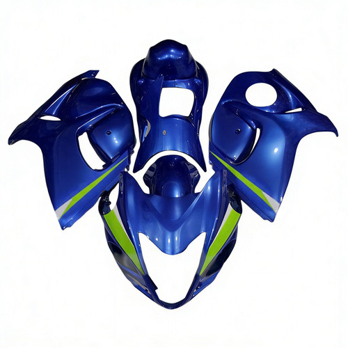 2008-2020 GSX1300R Hayabusa Suzuki Blue&Green Fairing Kit