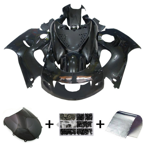 GSXR600 1996-2000 GSXR750 1996-1999 Suzuki Black Fairing Kit
