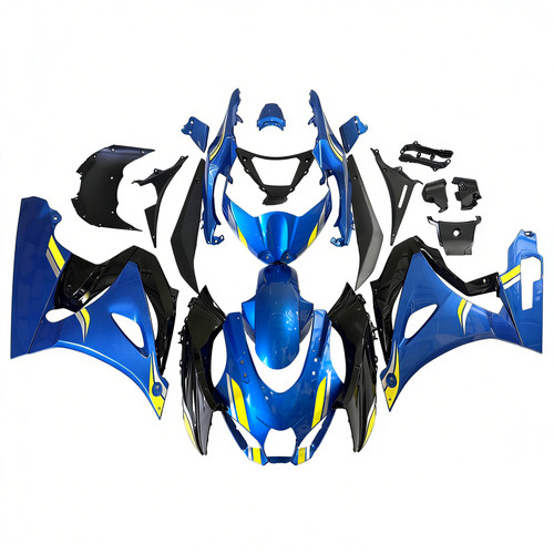 2017-2024 K17 GSXR1000 Suzuki Blue&Yellow Emblems Fairing Kit