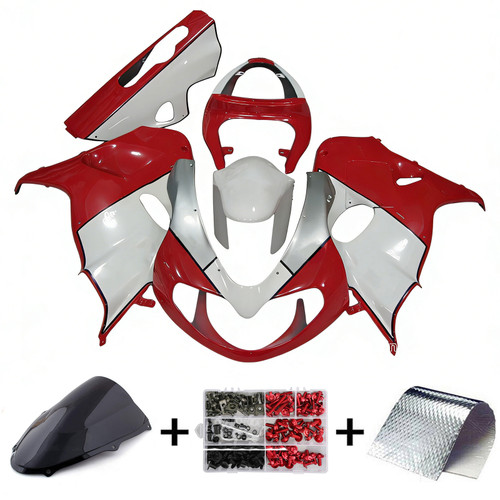 1998-2003 TL1000R Suzuki Red&Silver Fairing Kit