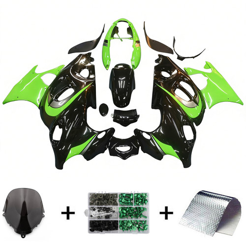 オーダー3本セット 2003-2006 Suzuki Katana GSX600F GSX750F Green&Black Fairing Kit