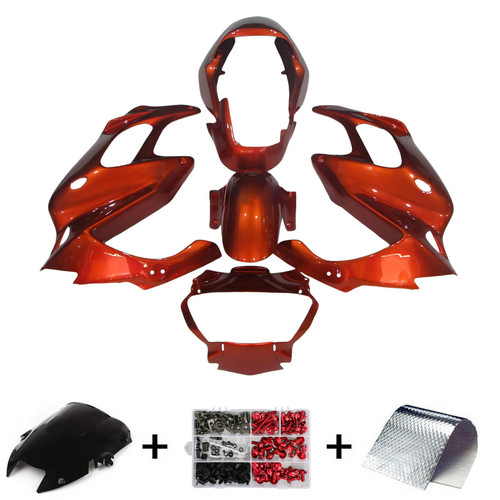 1997-2005 VTR1000F Honda Gloss Orange Fairing Kit