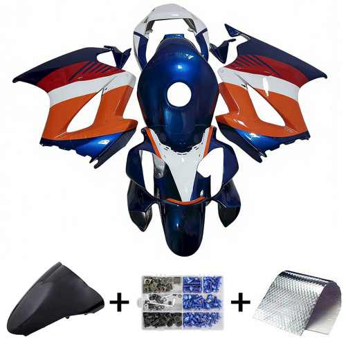2002-2013 Honda VFR800Blue Orange Fairing Kit