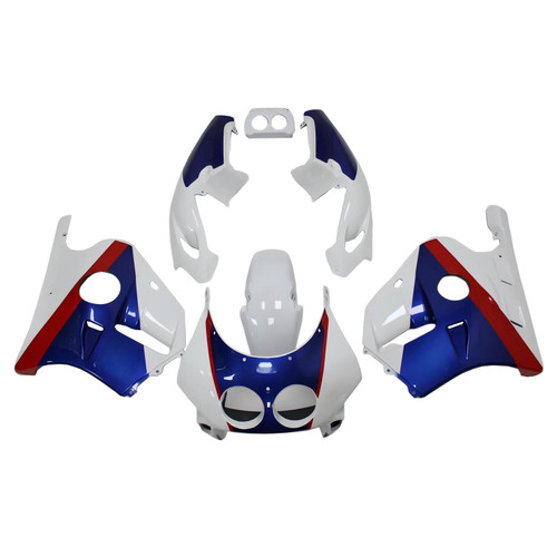 1990-1998 Honda CBR250RR MC22 White Blue Fairing Kit