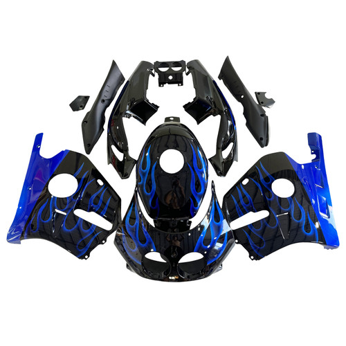 1990-1998 Honda CBR250RR MC22 Black Blue Fairing Kit