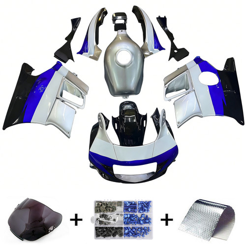 1991-1994 Honda CBR600 F2 Gray White Black Fairing Kit