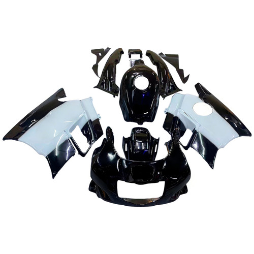 1991-1994 Honda CBR600 F2 Black White Fairing Kit