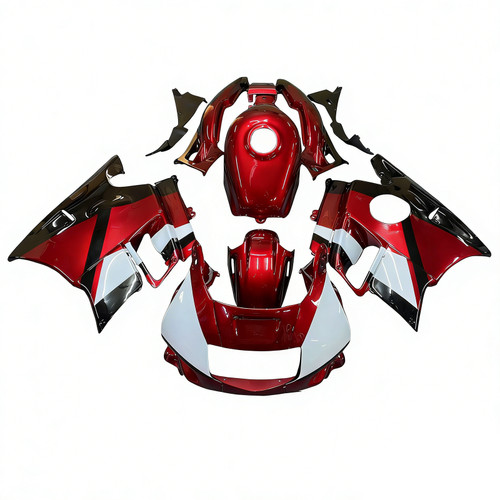 1991-1994 Honda CBR600 F2 Red White Black Fairing Kit 1