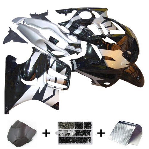 1995-1996 Honda CBR600 F3 Black Gray &Logo Fairing Kit