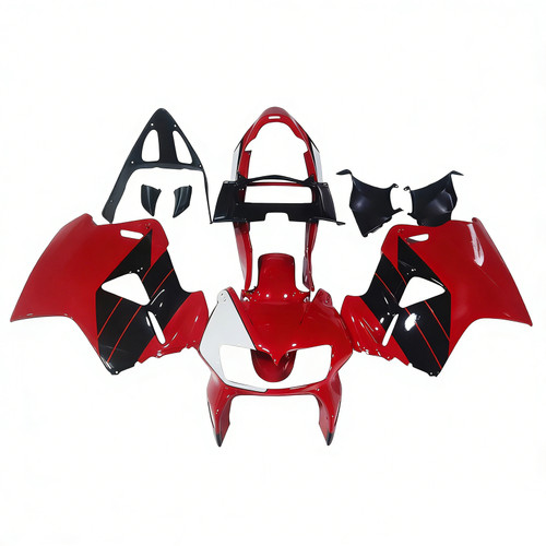 1998-2001 Honda VFR800 Red Black Fairing Kit 1