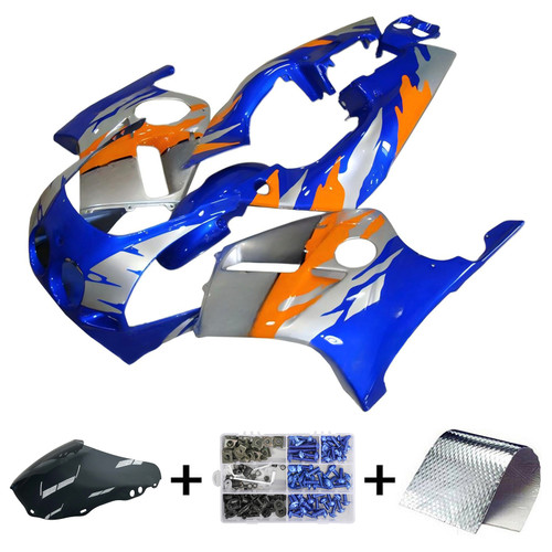 1988-1989 Honda CBR250RR MC19 Blue Gray Fairing Kit