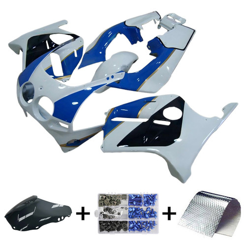 1988-1989 Honda CBR250RR MC19 White Blue Black Fairing Kit