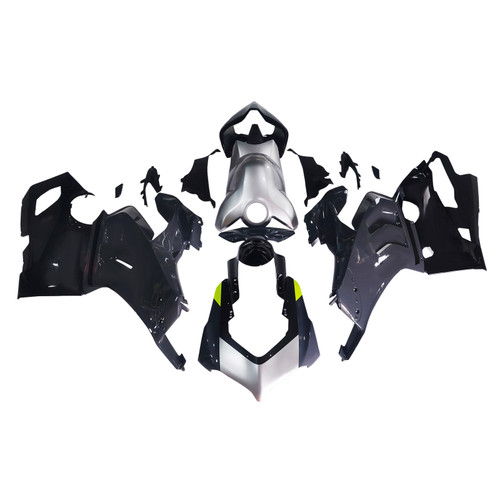 Ducati Panigale 20-21 V4 V4S & 21-22 V4SP & 19-22 V4R Black Grey Fairing Kit