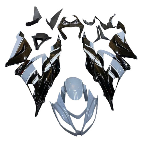 2013-2018 Kawasaki ZX6R 636 Gray Black Fairing Kit
