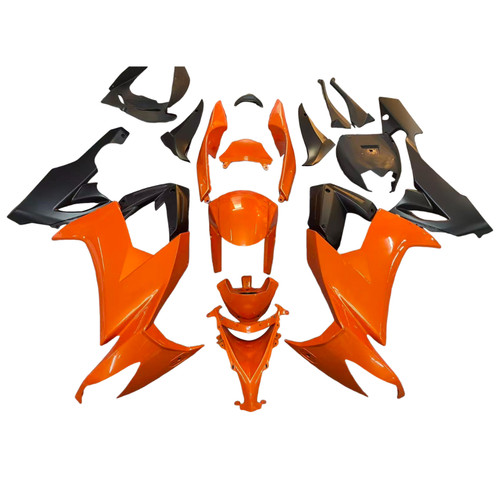 2008-2010 Kawasaki ZX10R Orange Black Fairing Kit