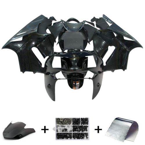 2002-2005 Kawasaki ZX12R Black Fairing Kit