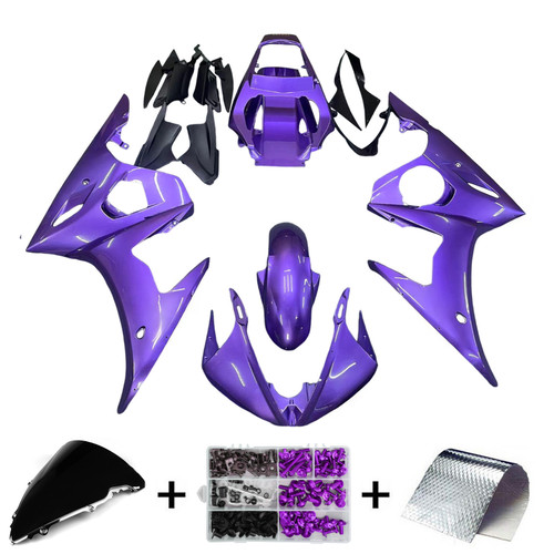 2005 Yamaha YZF 600 R6 Purple Fairing Kit