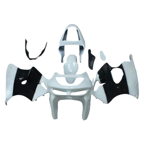 1998-1999 Kawasaki ZX6R Glossy Black Fairing Kit - Mad Hornets