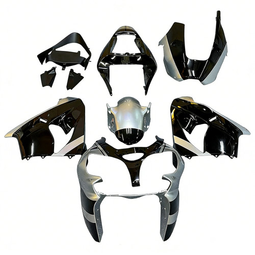 2002-2003 Kawasaki ZX9R Black Grey Fairing Kit
