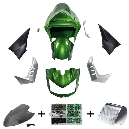 2003-2006 Kawasaki Z1000 Green Fairing Kit