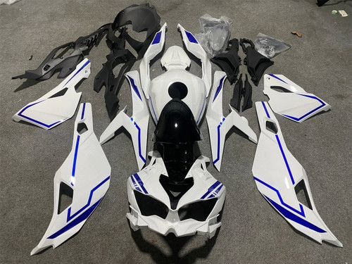 2019-2025 Kawasaki Ninja ZX25R ZX4R ZX4RR Black White Fairing Kit