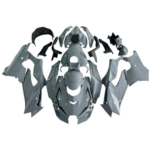 2021-2025 Kawasaki ZX10R ZX10RR White Black Fairing Kit - Mad Hornets