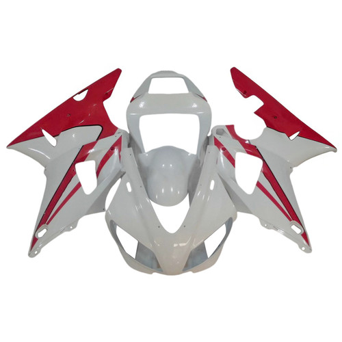 1998-1999 Yamaha YZF 1000 R1 White Red Fairing Kit
