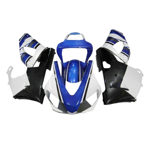 1998-1999 Yamaha YZF 1000 R1 Blue Black White Fairing Kit
