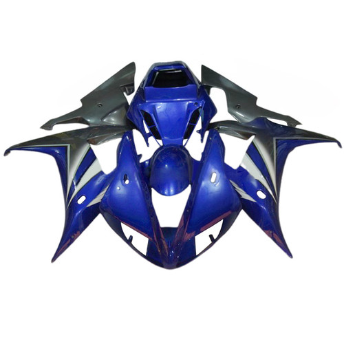 2002-2003 Yamaha YZF R1 Blue Grey Fairing Kit