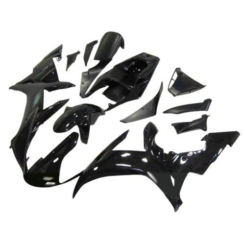 2002-2003 Yamaha YZF R1 Logo & Black Fairing Kit