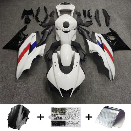 2019-2021 Yamaha YZF-R3 R25 White Black Fairing Kit