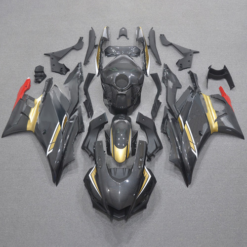 2019-2021 Yamaha YZF-R3 R25 Carbon Fiber Black Red White Fairing Kit
