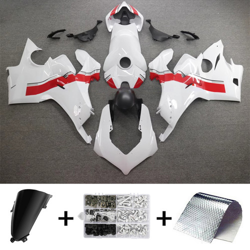 Ducati Panigale 20-21 V4 V4S & 21-22 V4SP & 19-22 V4R Black Red White Fairing Kit