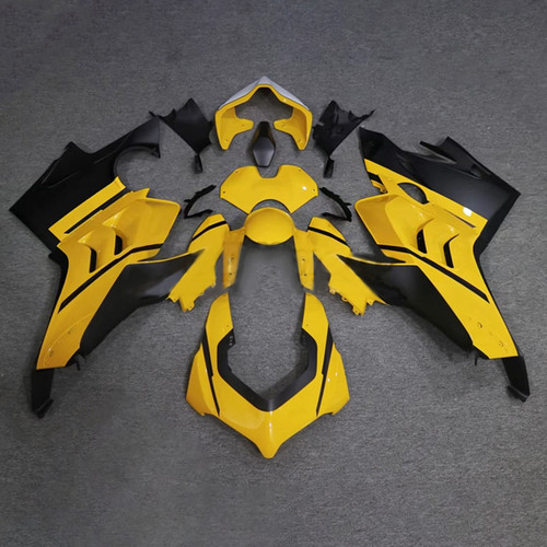 Ducati Panigale 20-21 V4 V4S & 21-22 V4SP & 19-22 V4R Matte Black Yellow Fairing Kit