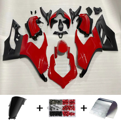 2020-2024 Ducati Panigale V2 Red White Green Fairing Kit Style 1