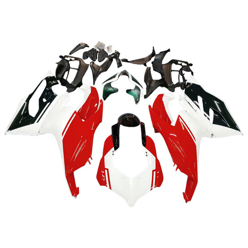 2020-2024 Ducati Panigale V2 Black White Red Fairing Kit