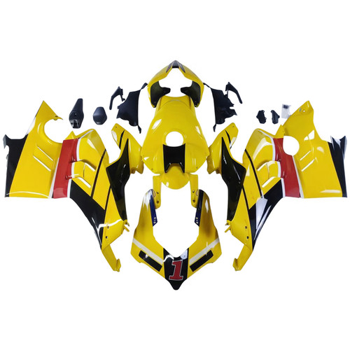 Ducati 22-24 Panigale V4 V4S & 23-24 Panigale V4SP V4R Black Yellow Red Fairing Kit