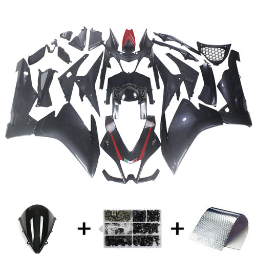 2009-2015 Aprilia RSV4 1000 Carbon Fiber Black Fairing Kit