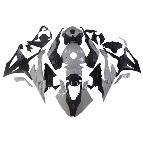 2023-2024 BMW S1000RR White Black Grey Fairing Kit