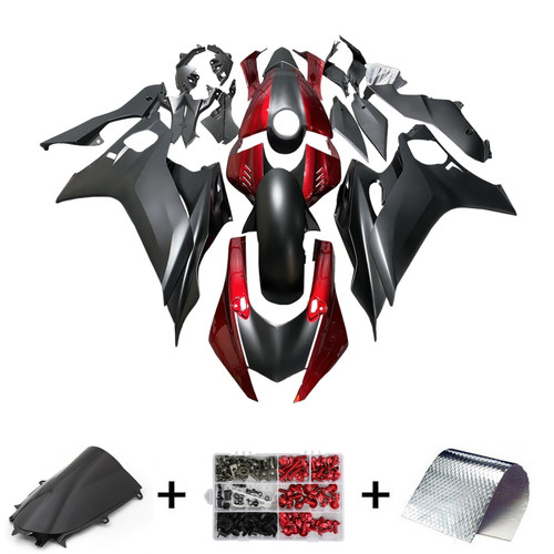 2017-2023 Yamaha YZF R6 Dark Red Black Fairing Kit