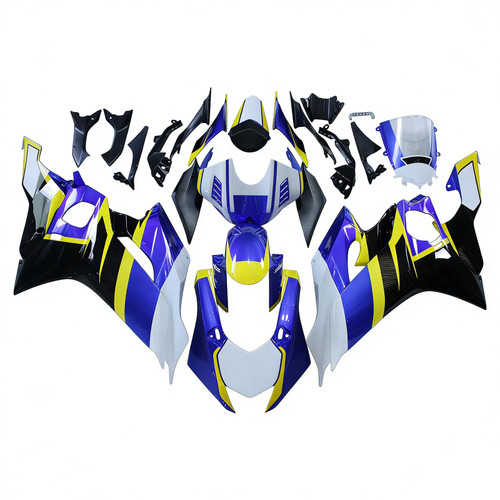 2017-2023 Yamaha YZF R6 White Blue Black Yllow Fairing Kit