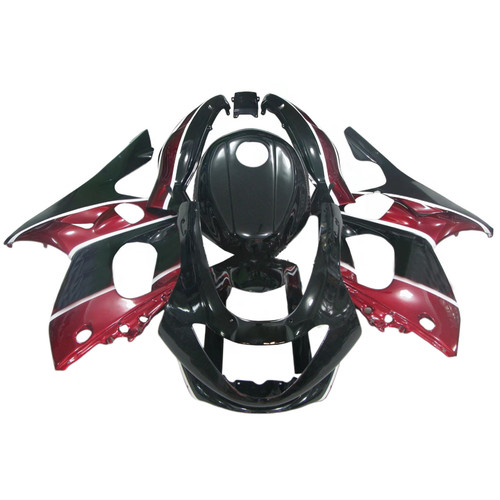 1996-2007 Yamaha YZF 600R Thundercat Black Dark Red Fairing Kit
