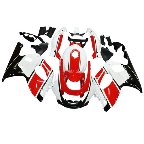 1996-2007 Yamaha YZF 600R Thundercat White Black Red Fairing Kit