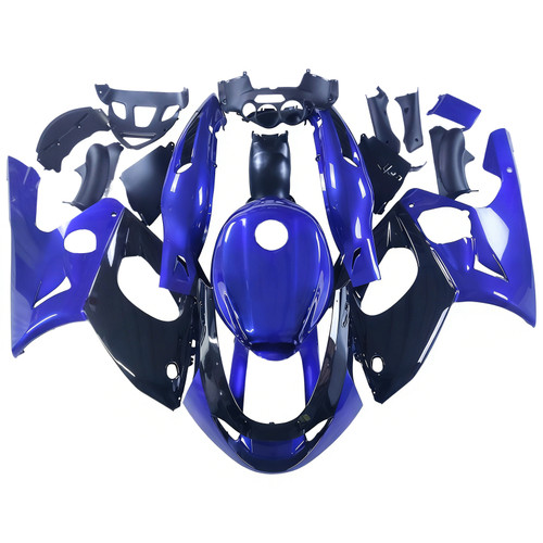 1996-2007 Yamaha YZF 600R Thundercat Glossy Black Blue Fairing Kit